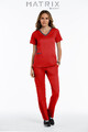 Contrast-Double-V-Neck-Top-Maevn-Red-Full-Body.jpg