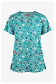 Christmas-Smiling-Snowflakes-Scrub-Top-Teal-Classic-Fit.jpg