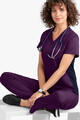 UAFLEX-Womans-3-Pocket-Knit-Side-Panels-V-neck-Scrub-Top-Purple-Style.jpg