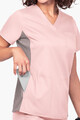 UAFLEX-Womans-3-Pocket-Knit-Side-Panels-V-neck-Scrub-Top-Light-Pink-Pocket.jpg