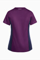 UAFLEX-Womans-3-Pocket-Knit-Side-Panels-V-neck-Scrub-Top-Purple-Back.jpg