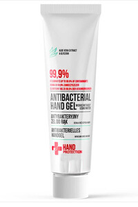 Antybacterial Hand Gel  with Aloe Vera extract and Glycerin