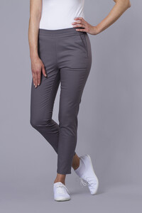 Elastic-waist trousers grey 