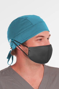 Maevn Scrub Cap Unisex Cap with Button Aquamarine