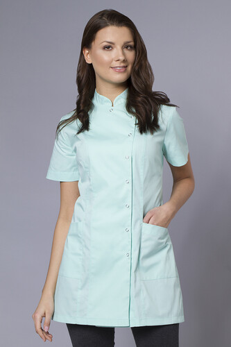 Left-side fastening uniform top mint Willow